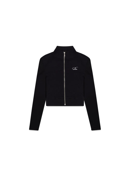 Knockout Women's Black Zip Jacket