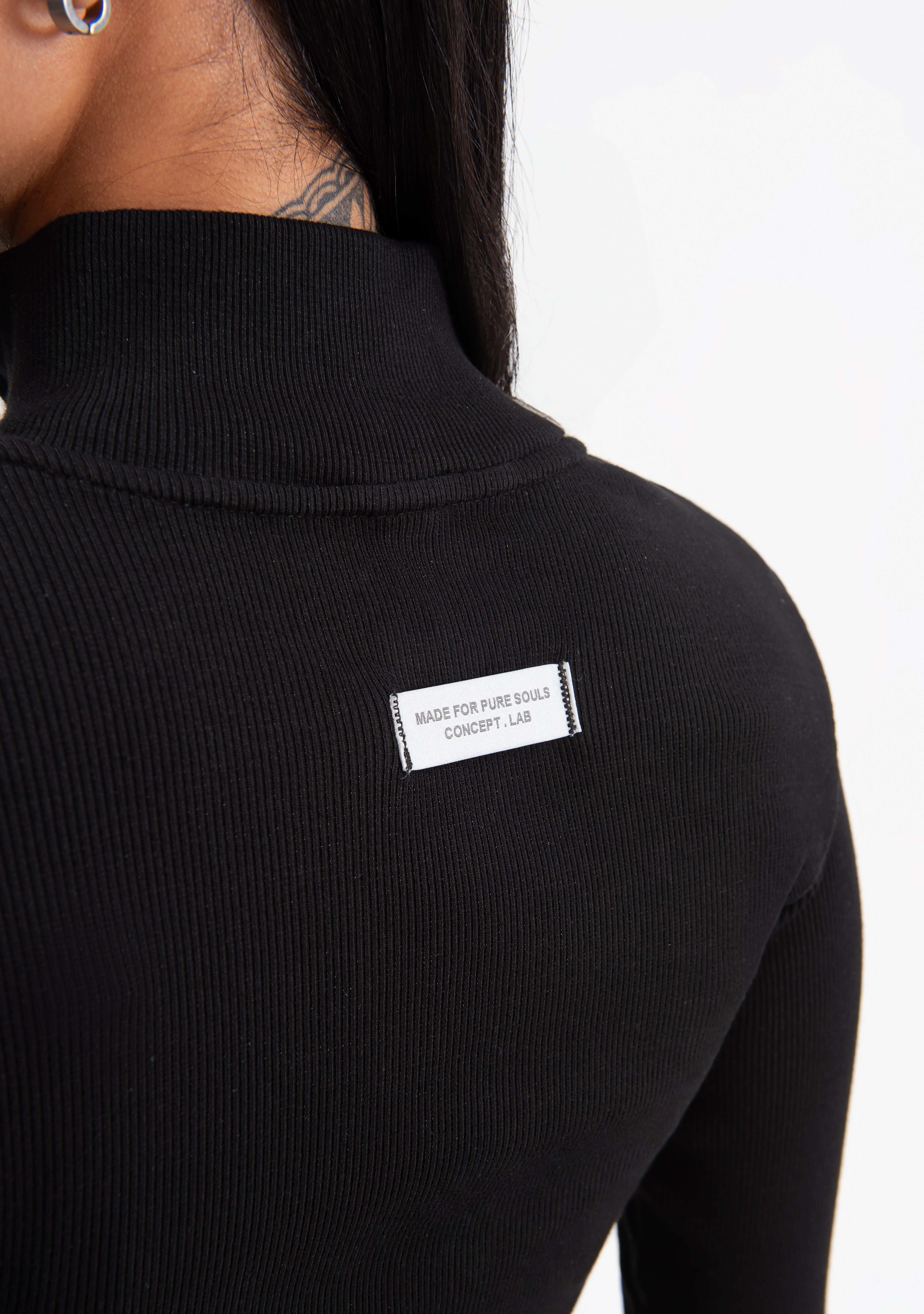 Knockout Woman Black Zip Jacket