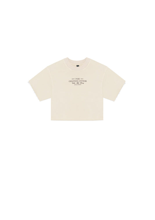 Monclair taupe Crop top