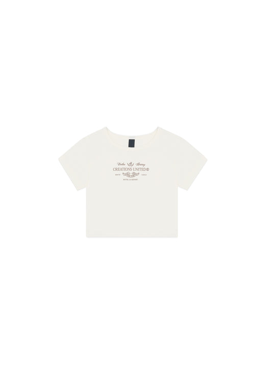 Monclair Cream Baby Tee
