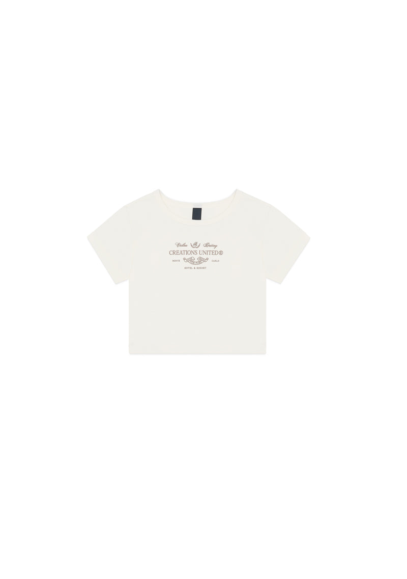 Monclair Cream baby tee