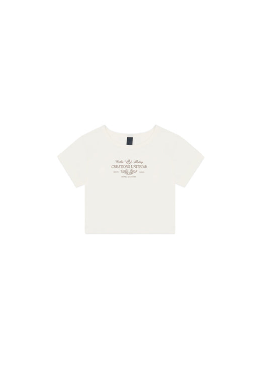 Monclair Cream baby tee