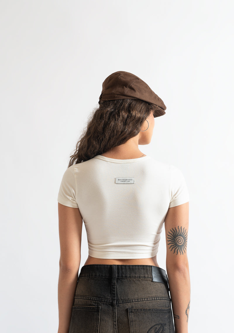 Monclair Cream baby tee