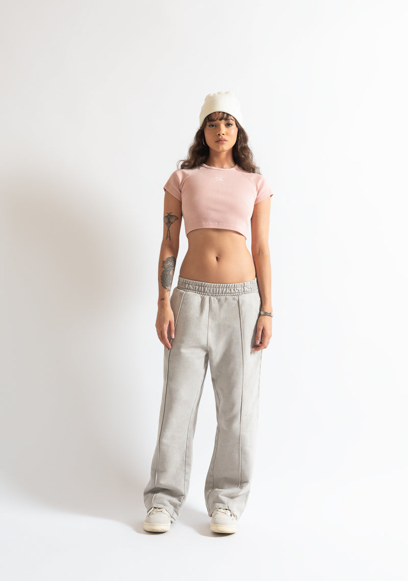 Monclair pink Crop top