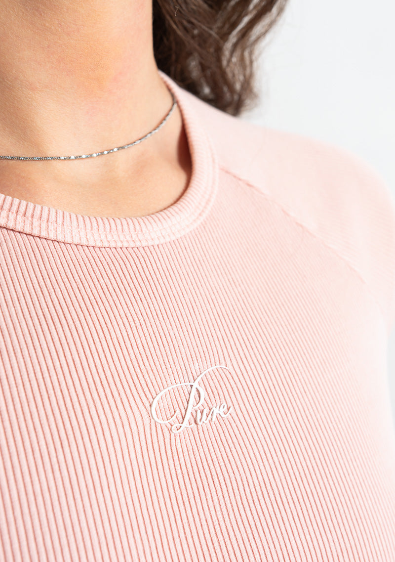 Monclair pink Crop top