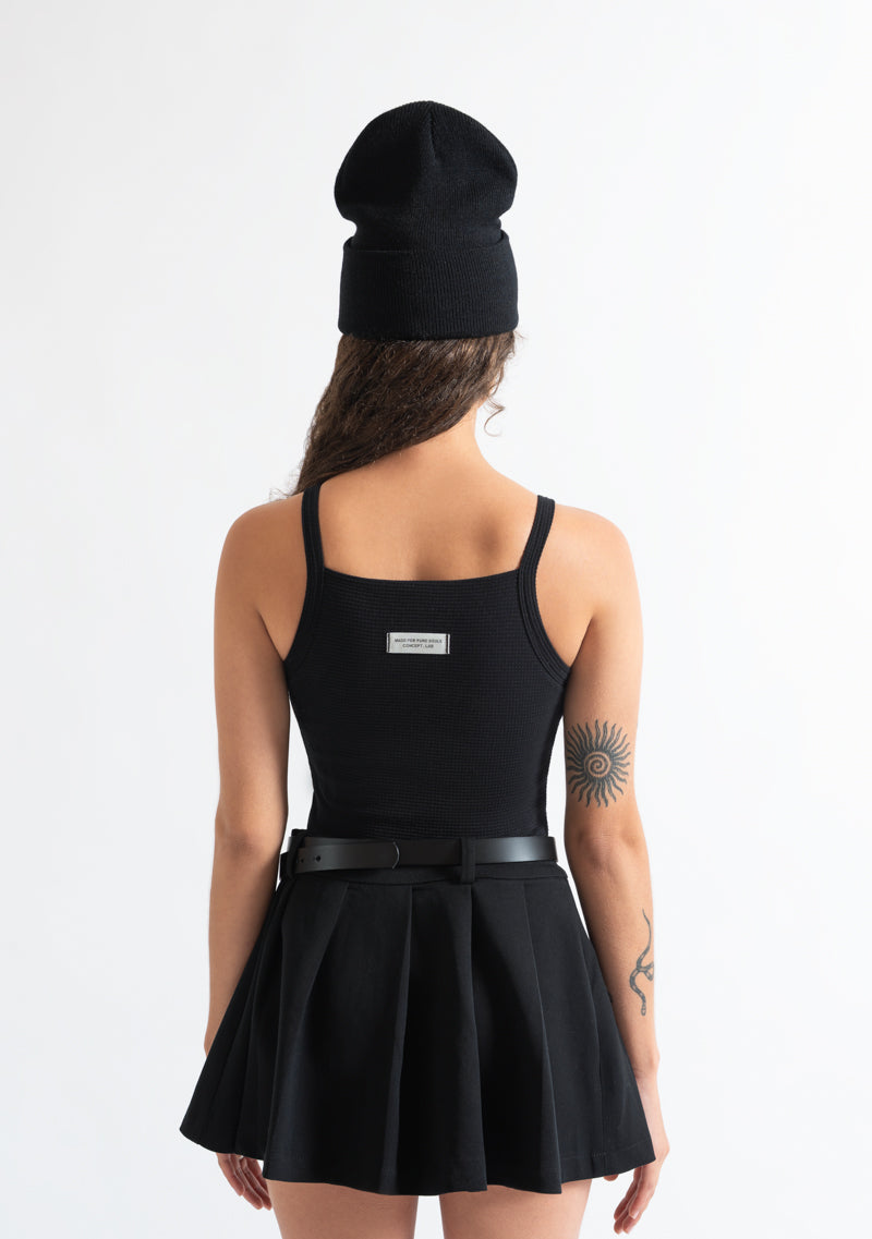 Monclair black crop top
