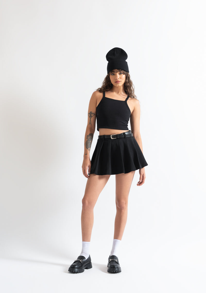 Monclair black crop top