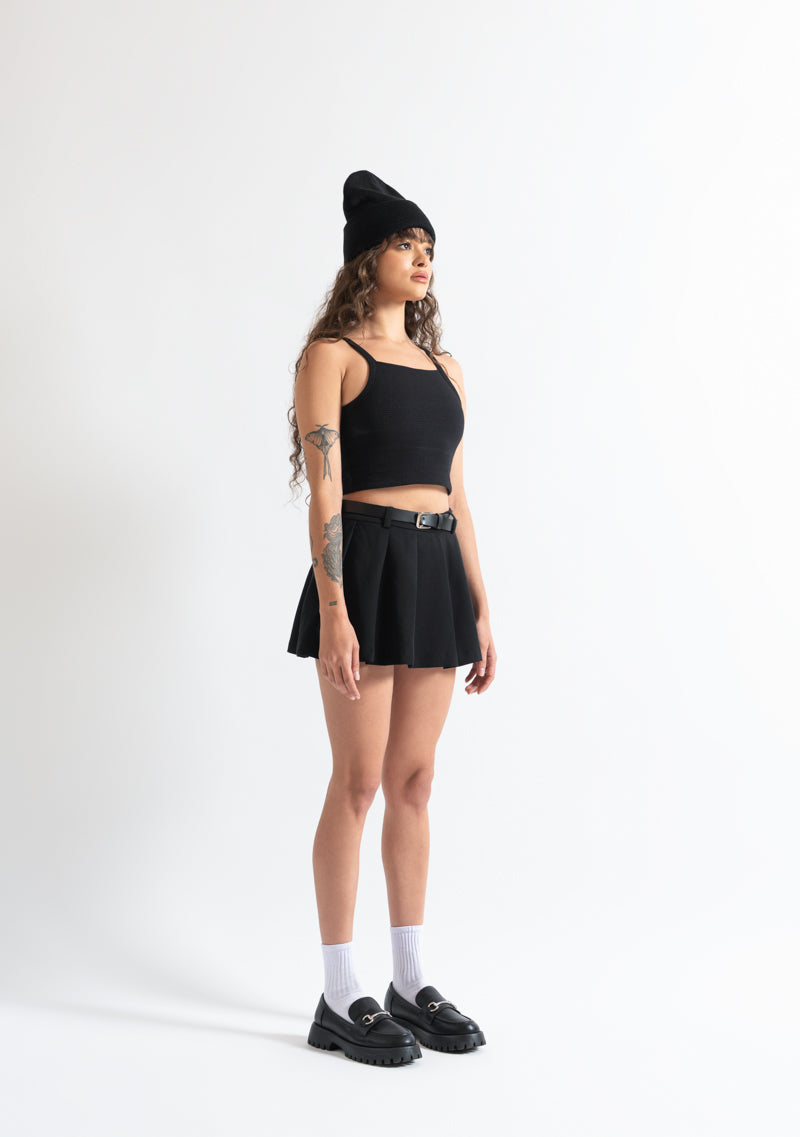 Monclair black crop top