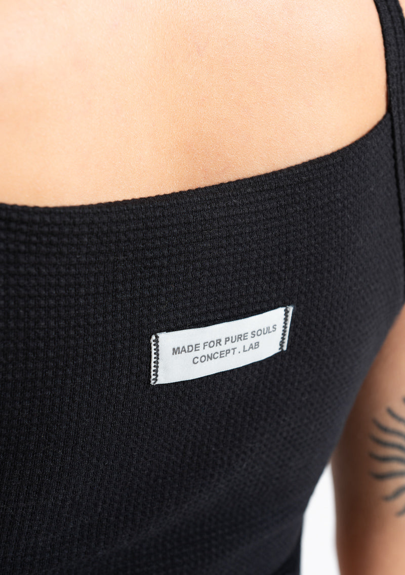 Monclair black crop top