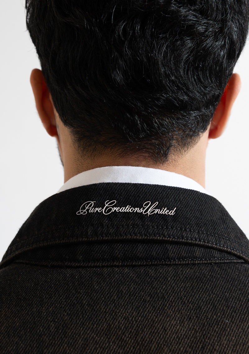 Monclair washed black brown jacket