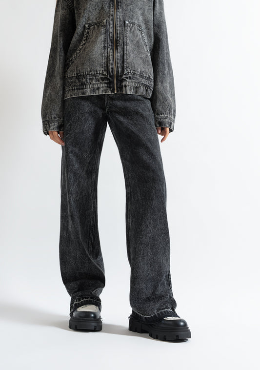 Monclair Washed Black Jeans