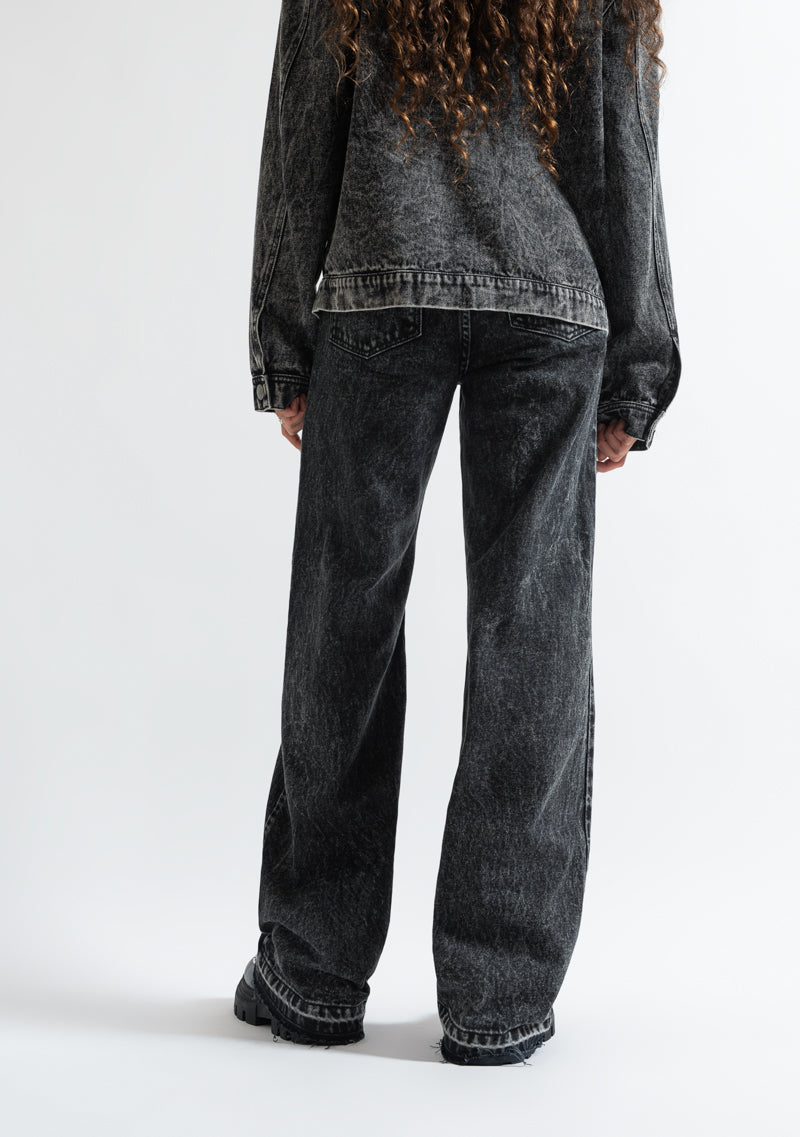Monclair washed black jean
