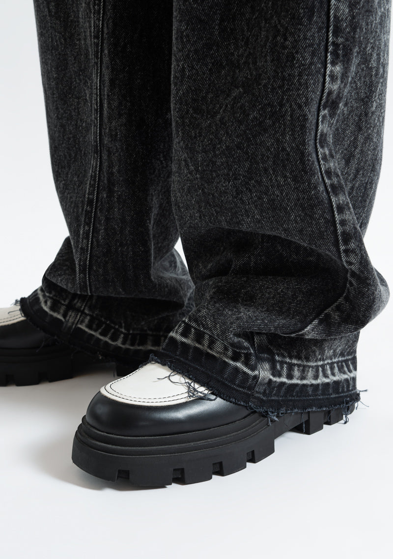 Monclair washed black jean