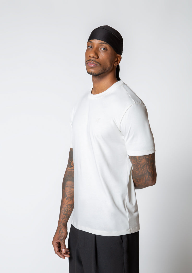 Dopamine cream slim t-shirt