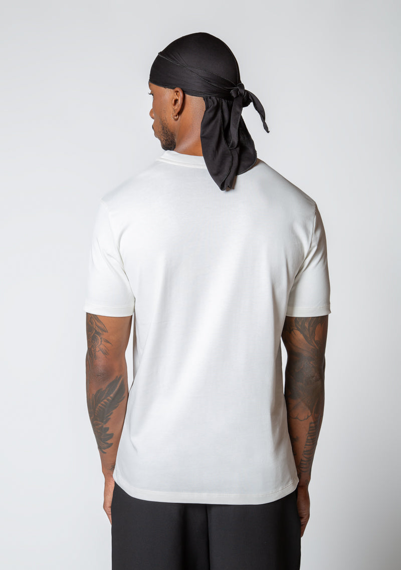 Dopamine cream slim t-shirt