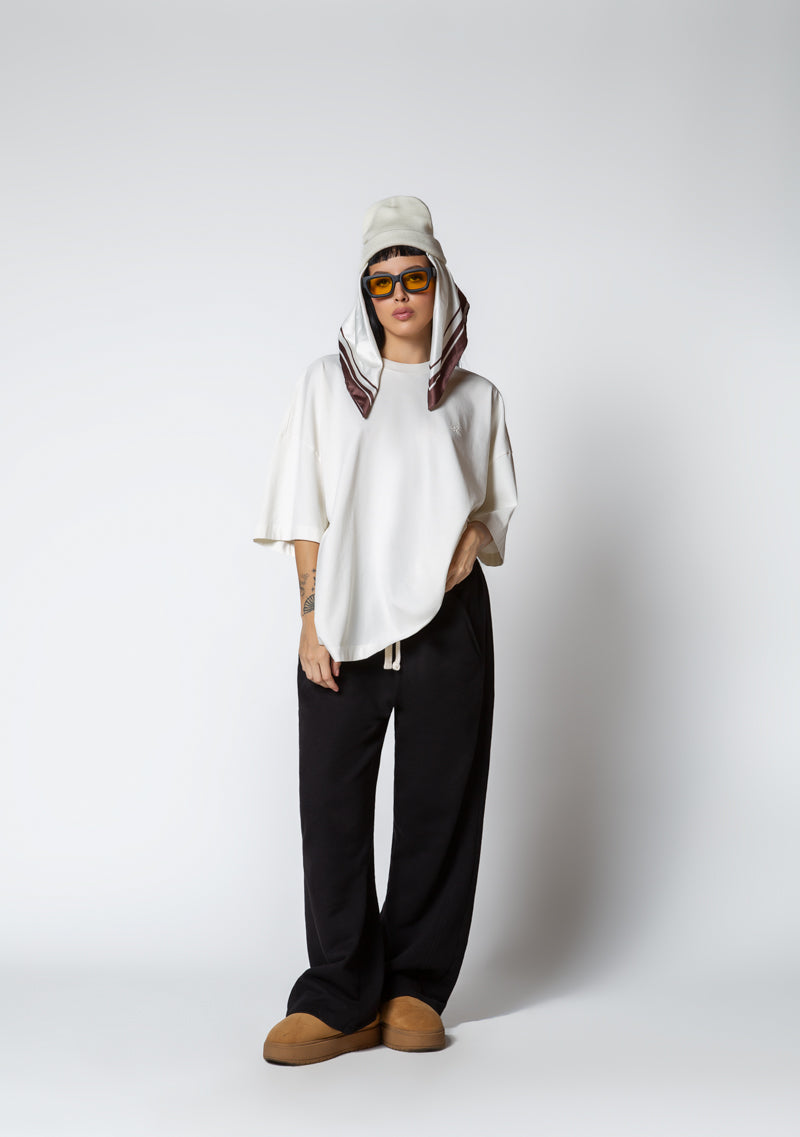 Dopamine cream box fit t-shirt