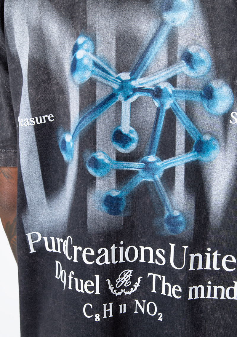 Dopamine black Molecule t-shirt