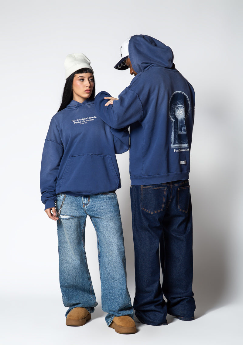 Dopamine blue hoodie