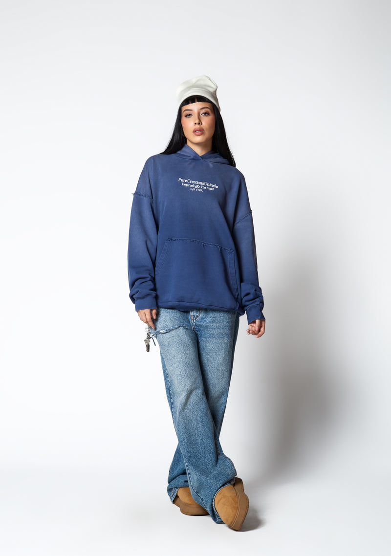 Dopamine blue hoodie