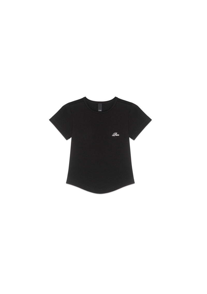 Dopamine black crop top