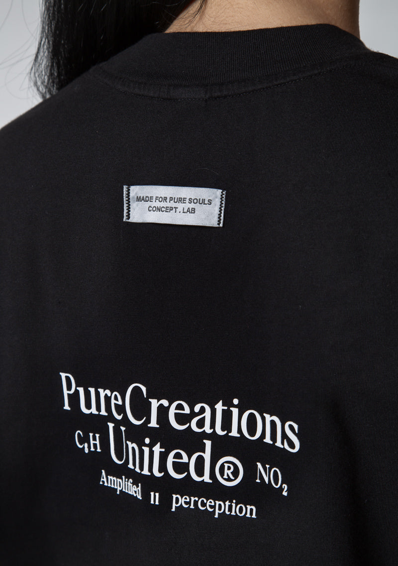 Dopamine black eye crop top