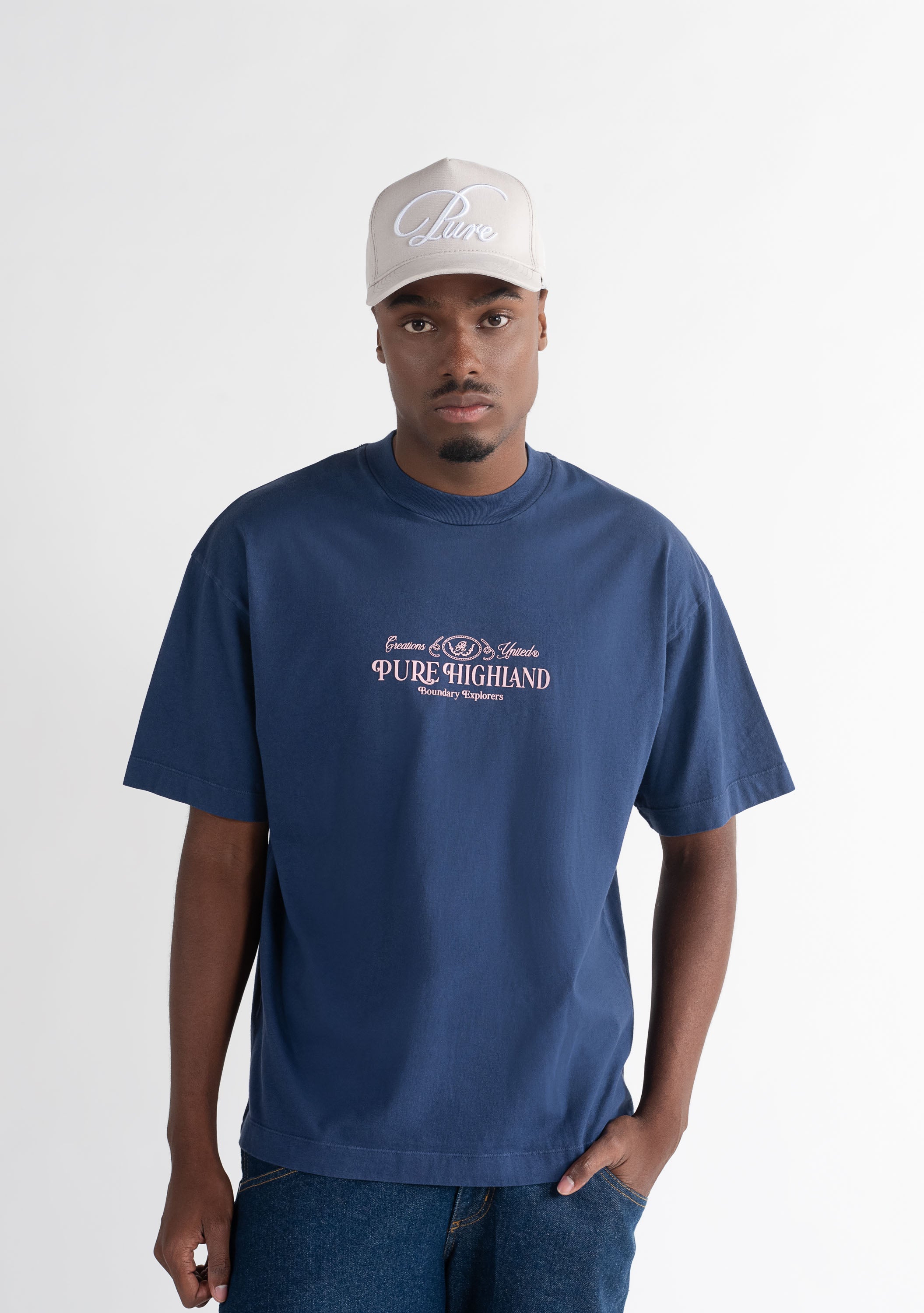 Highland blue t-shirt