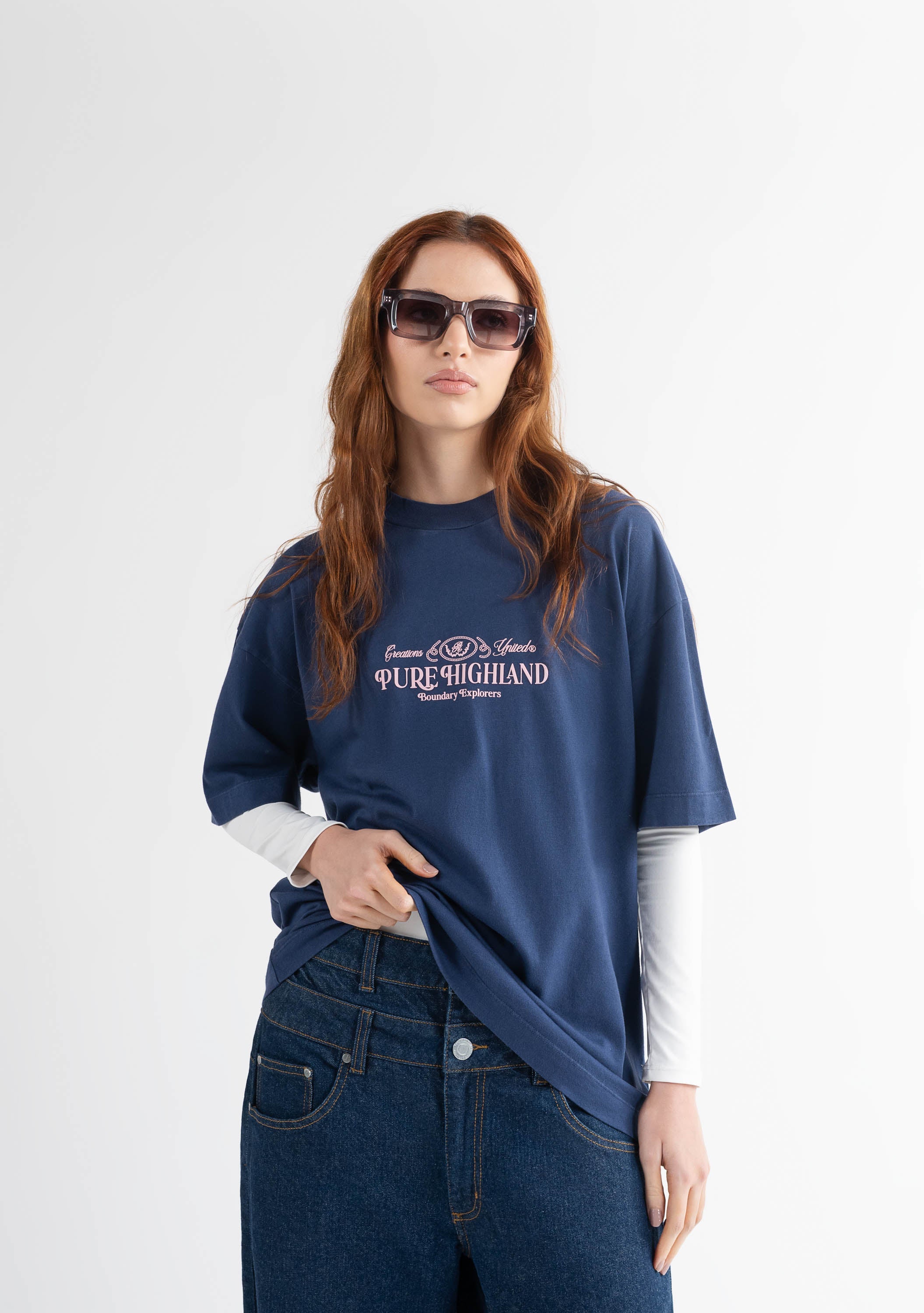 Highland blue t-shirt