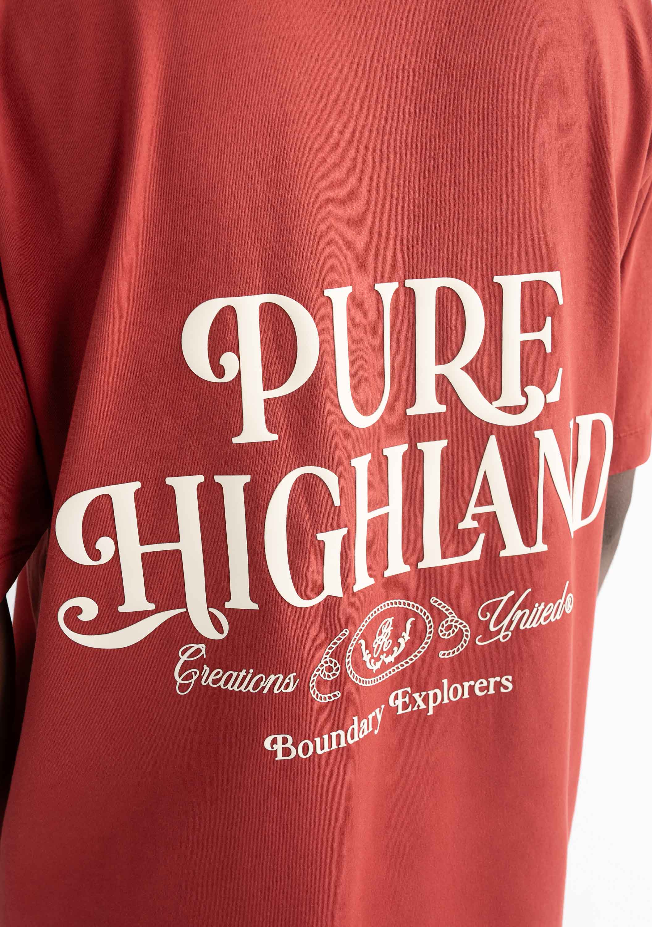 Highland red t-shirt