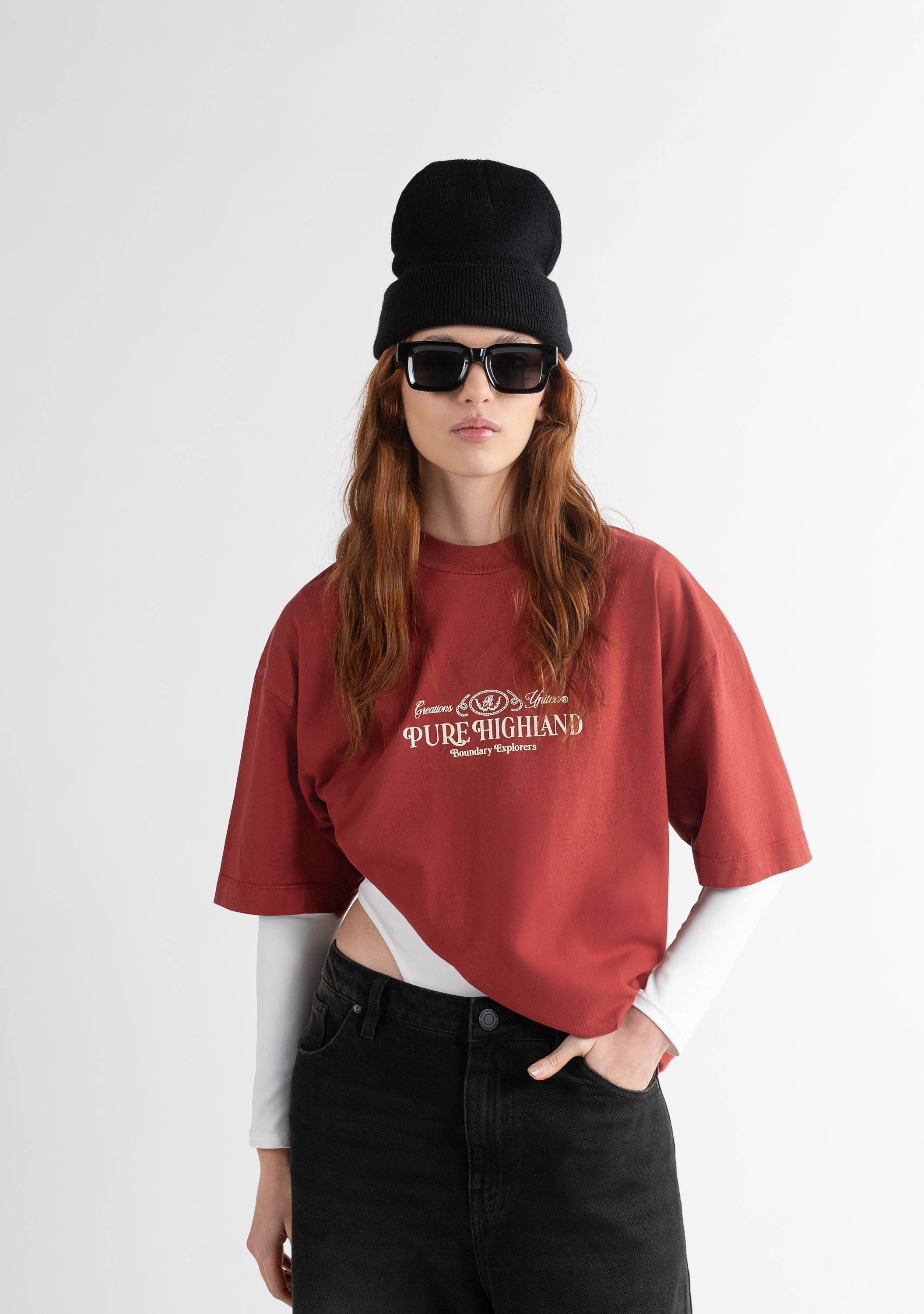 Highland red t-shirt