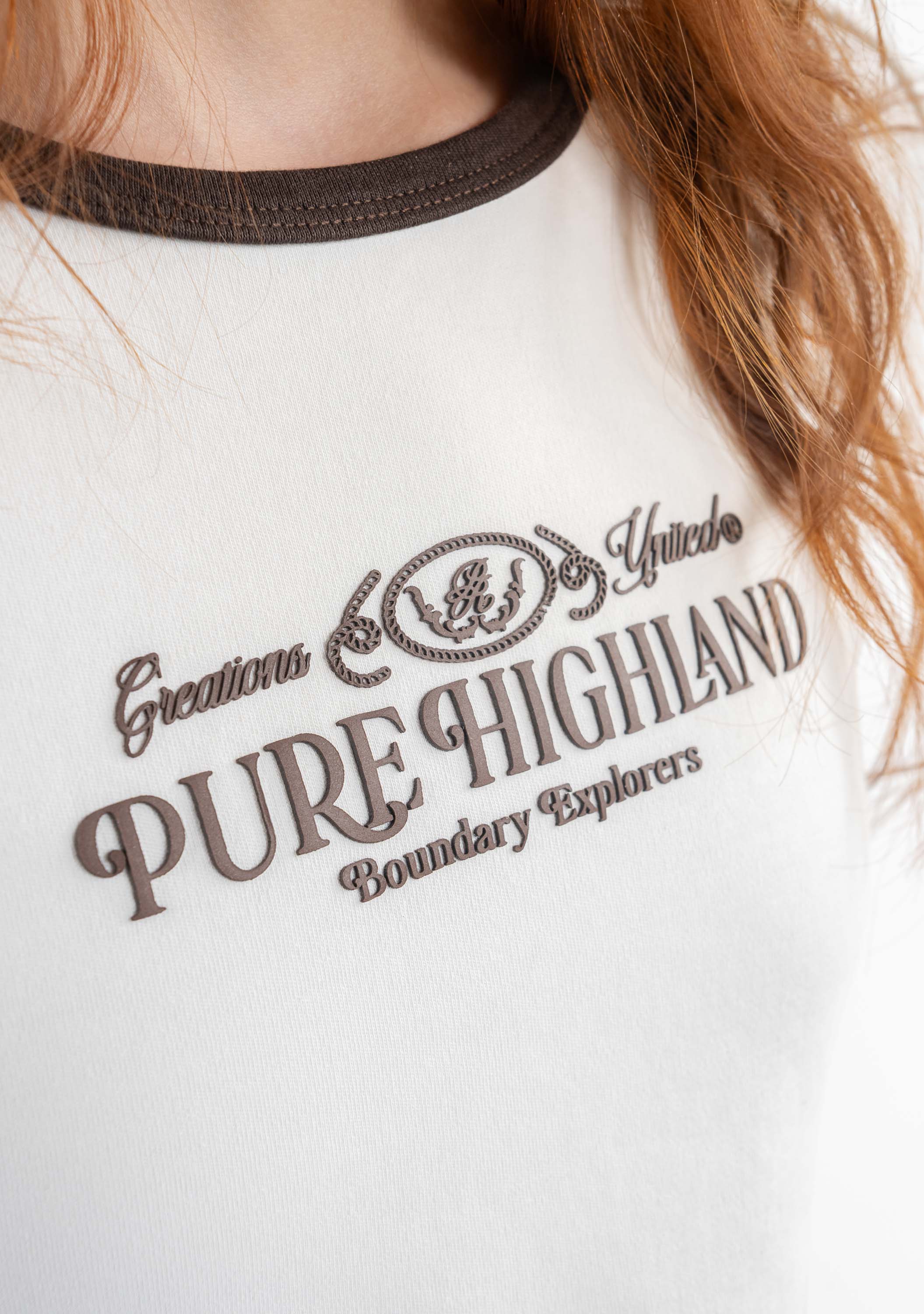 Highland cream baby tee