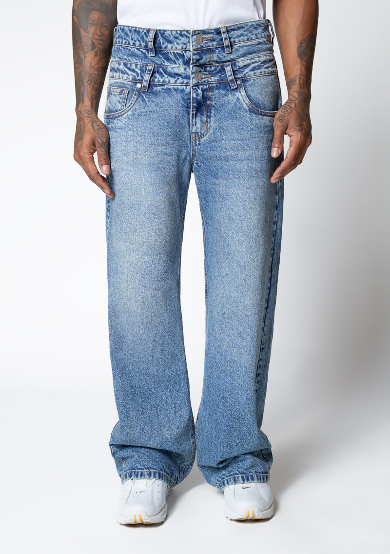 Dopamine Light-wash jeans
