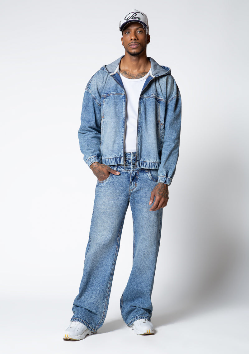 Dopamine Light-wash jeans