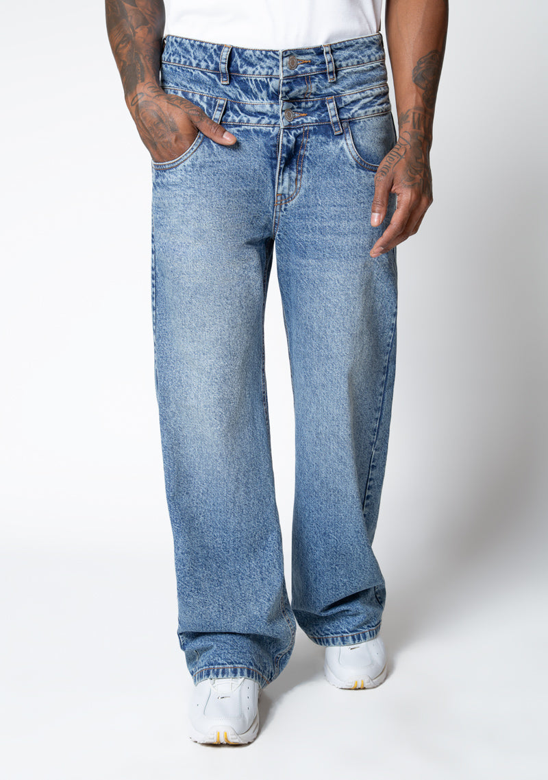 Dopamine Light-wash jeans