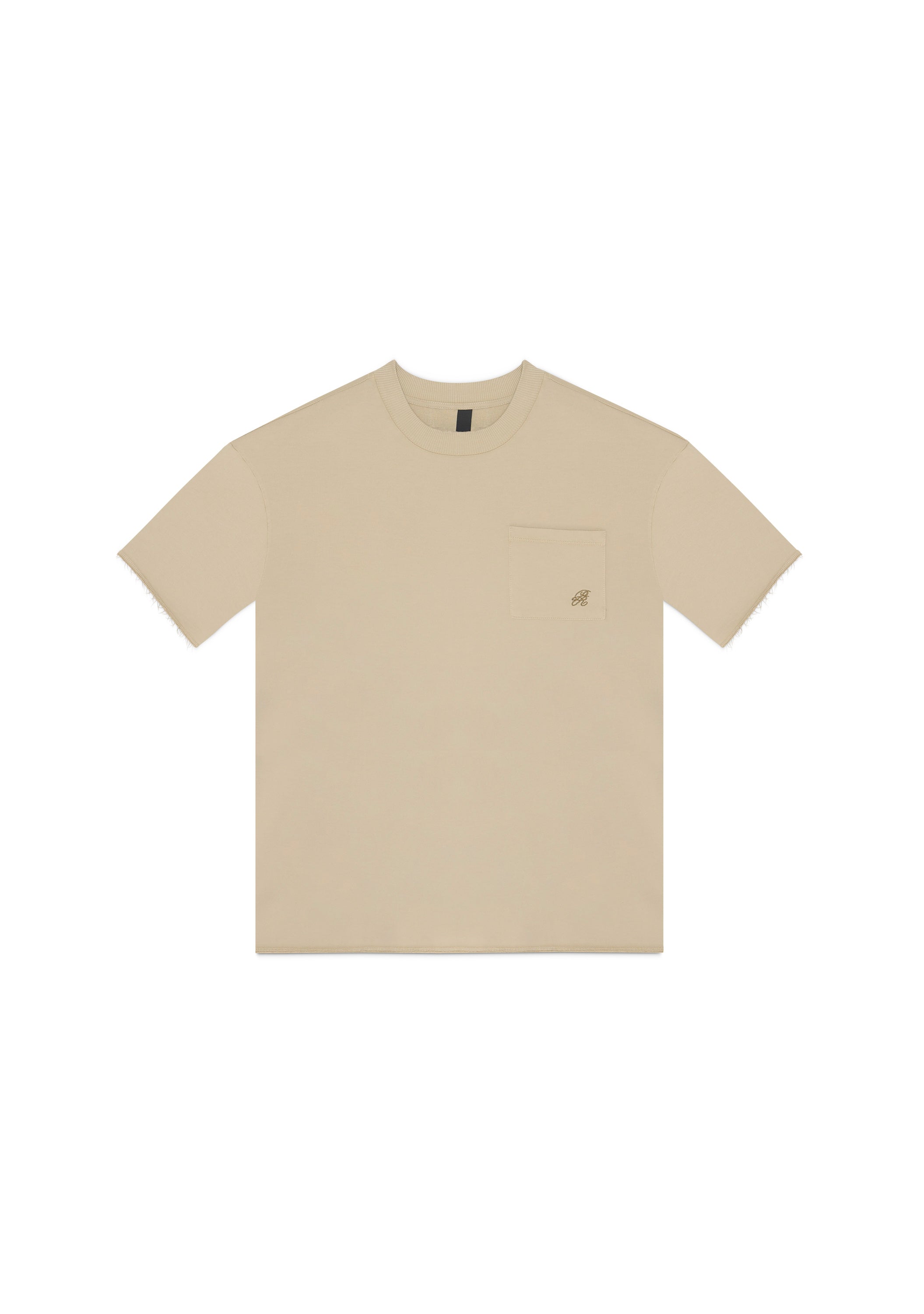 Rustic taupe pocket t-shirt