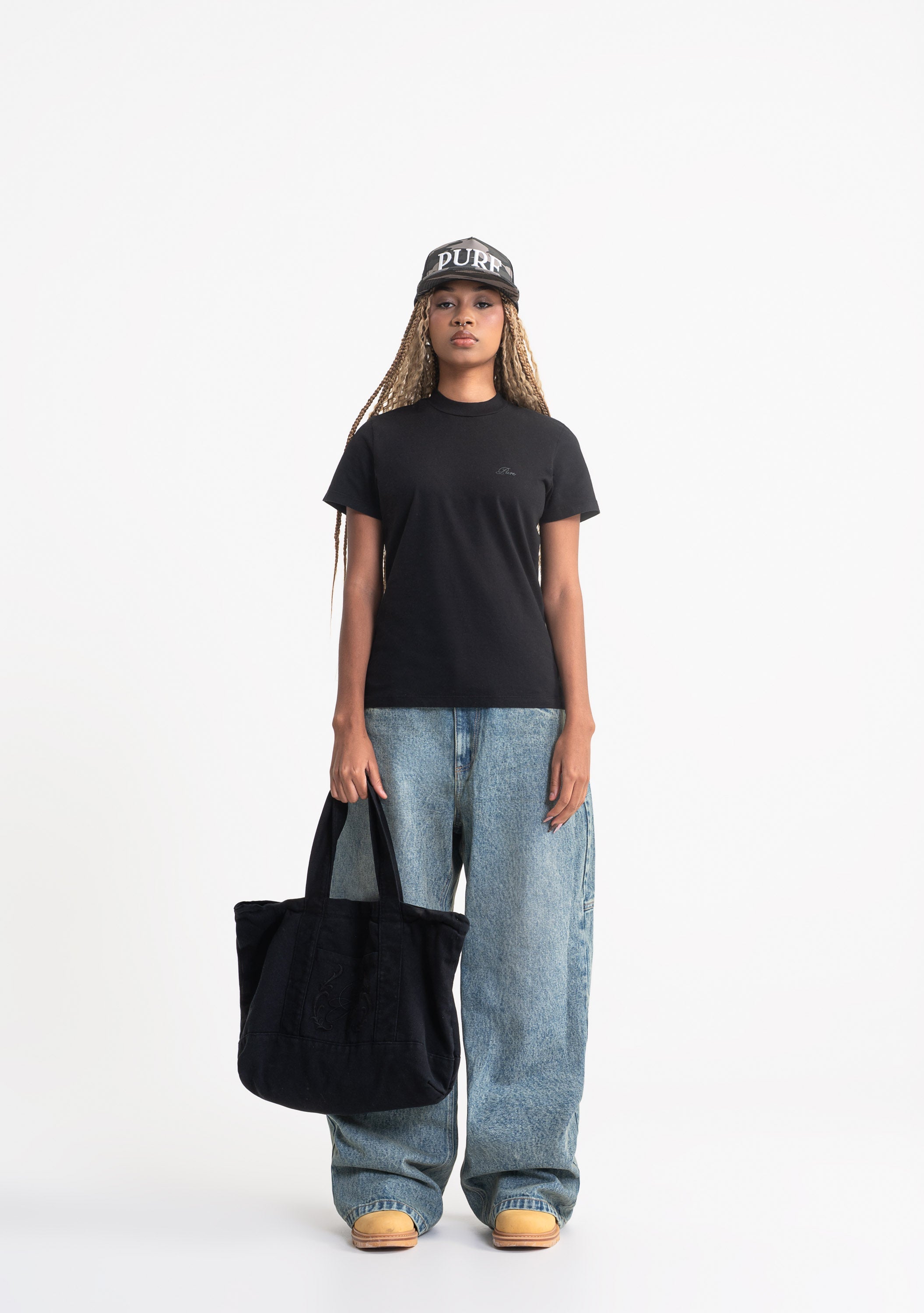 Rustic women black t-shirt