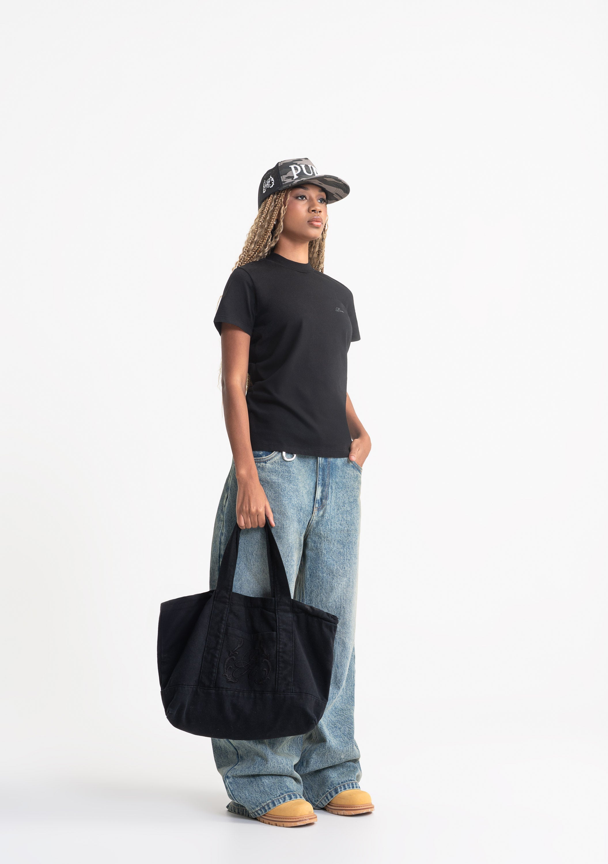 Rustic women black t-shirt