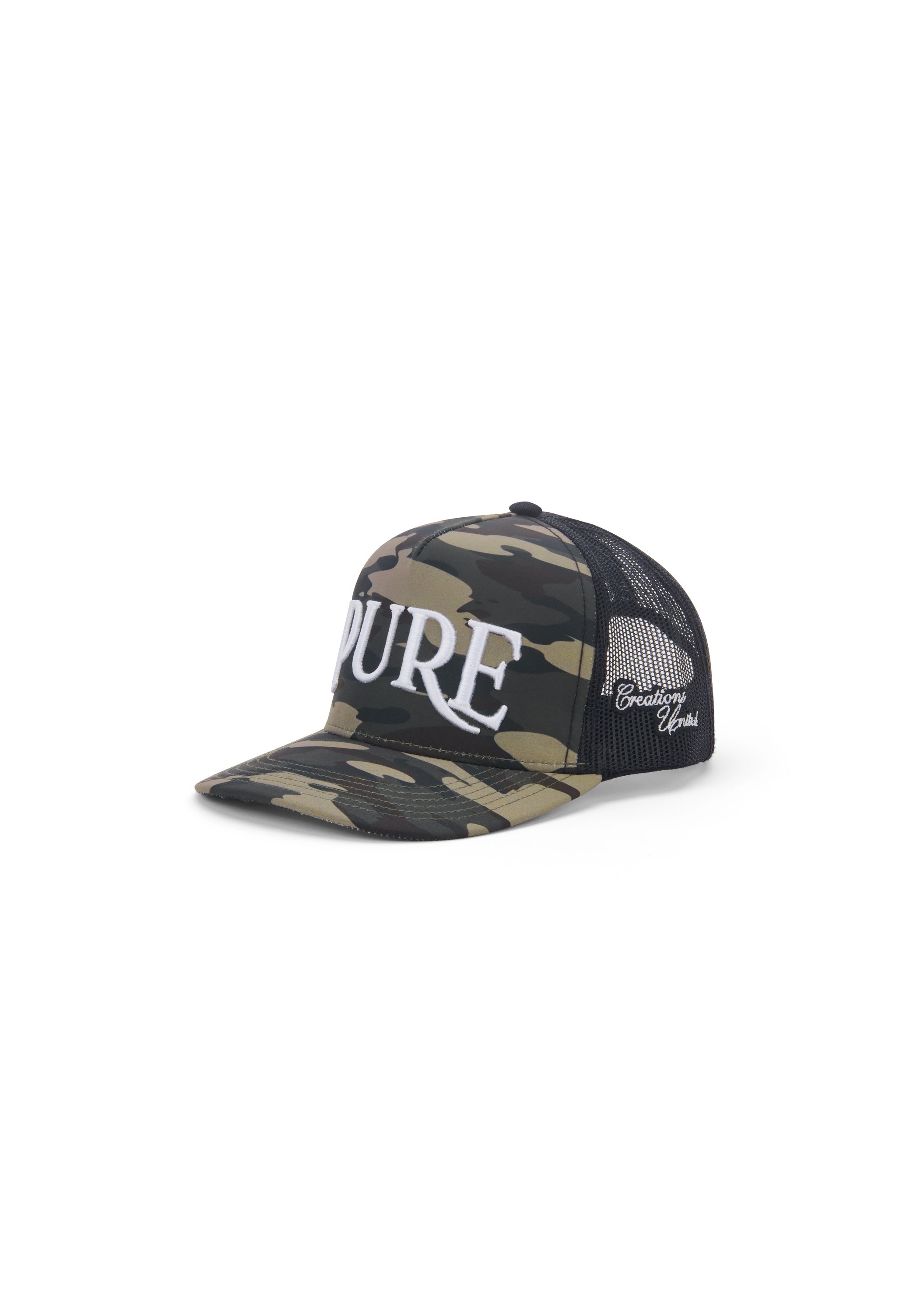 Rustic camouflaged cap