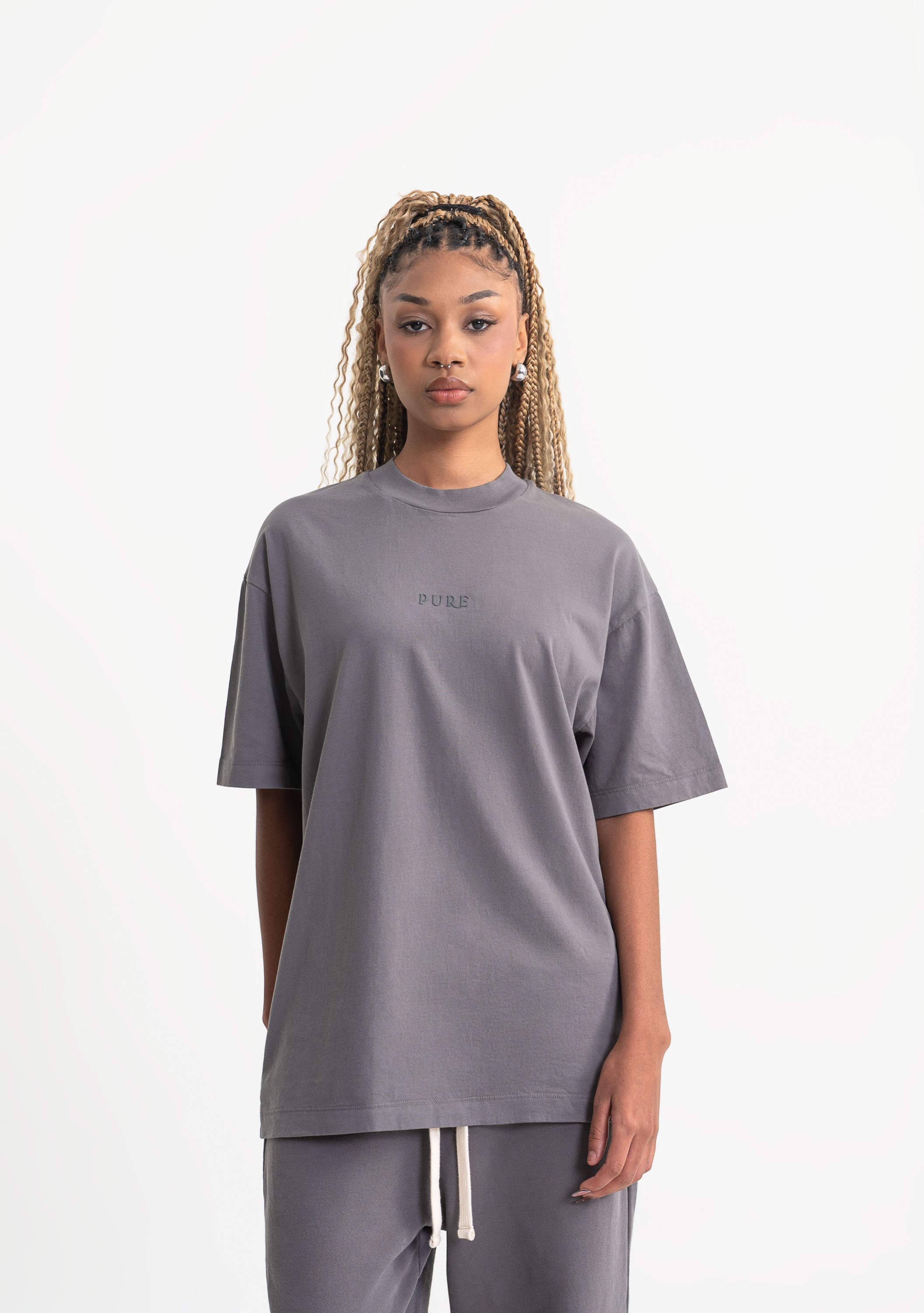 Rustic dark grey t-shirt