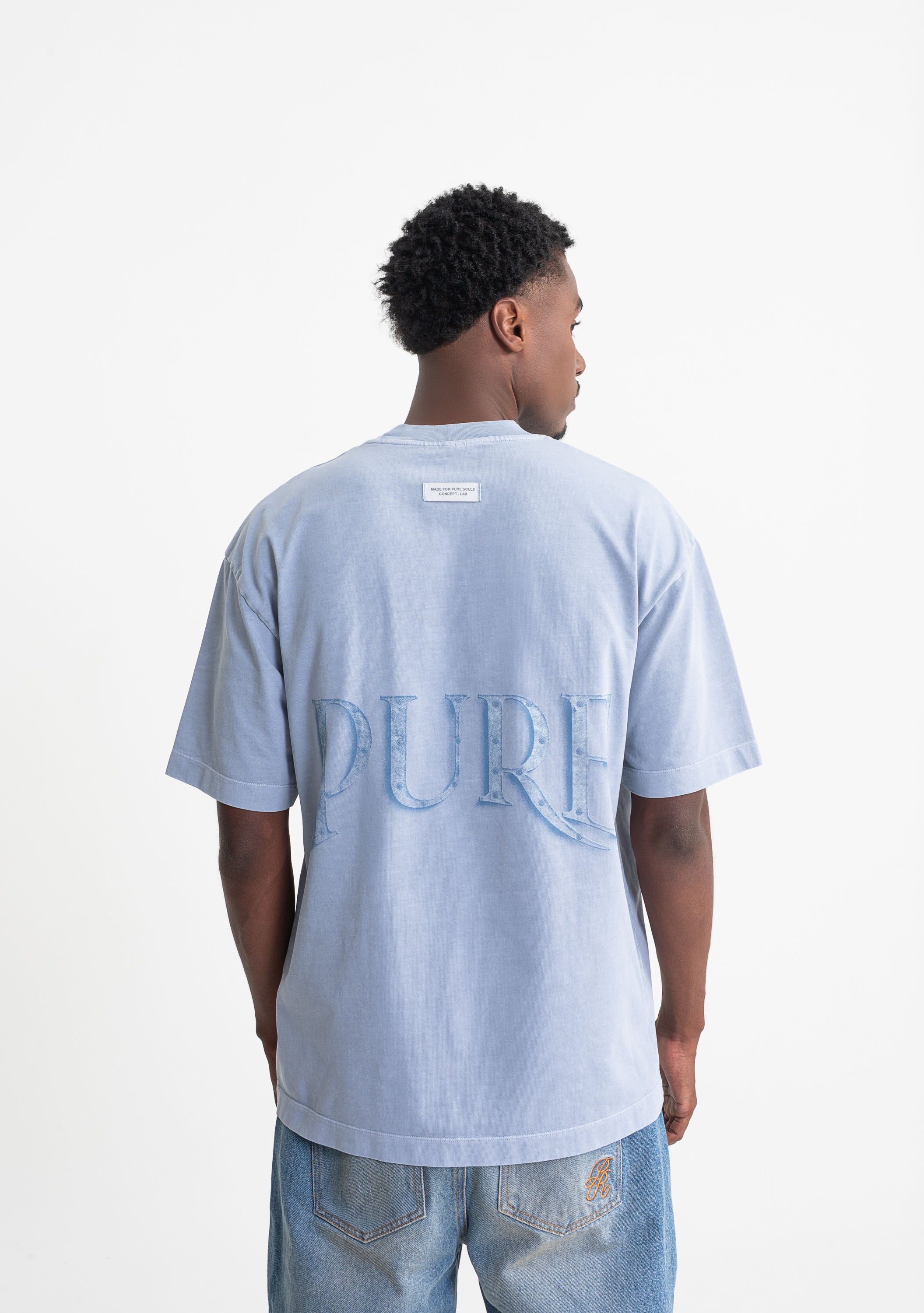 Rustic blue t-shirt