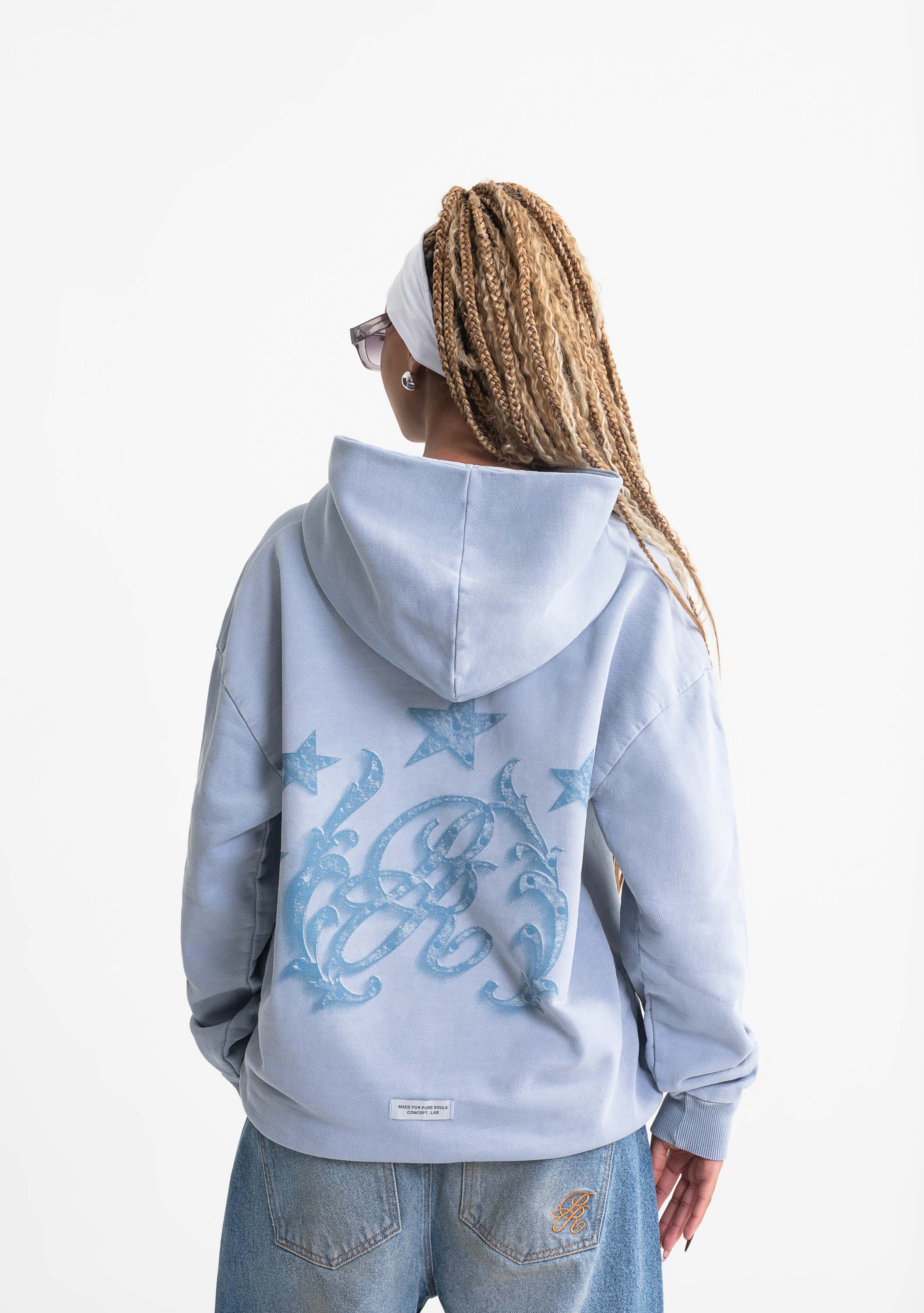 Rustic wash hoodie