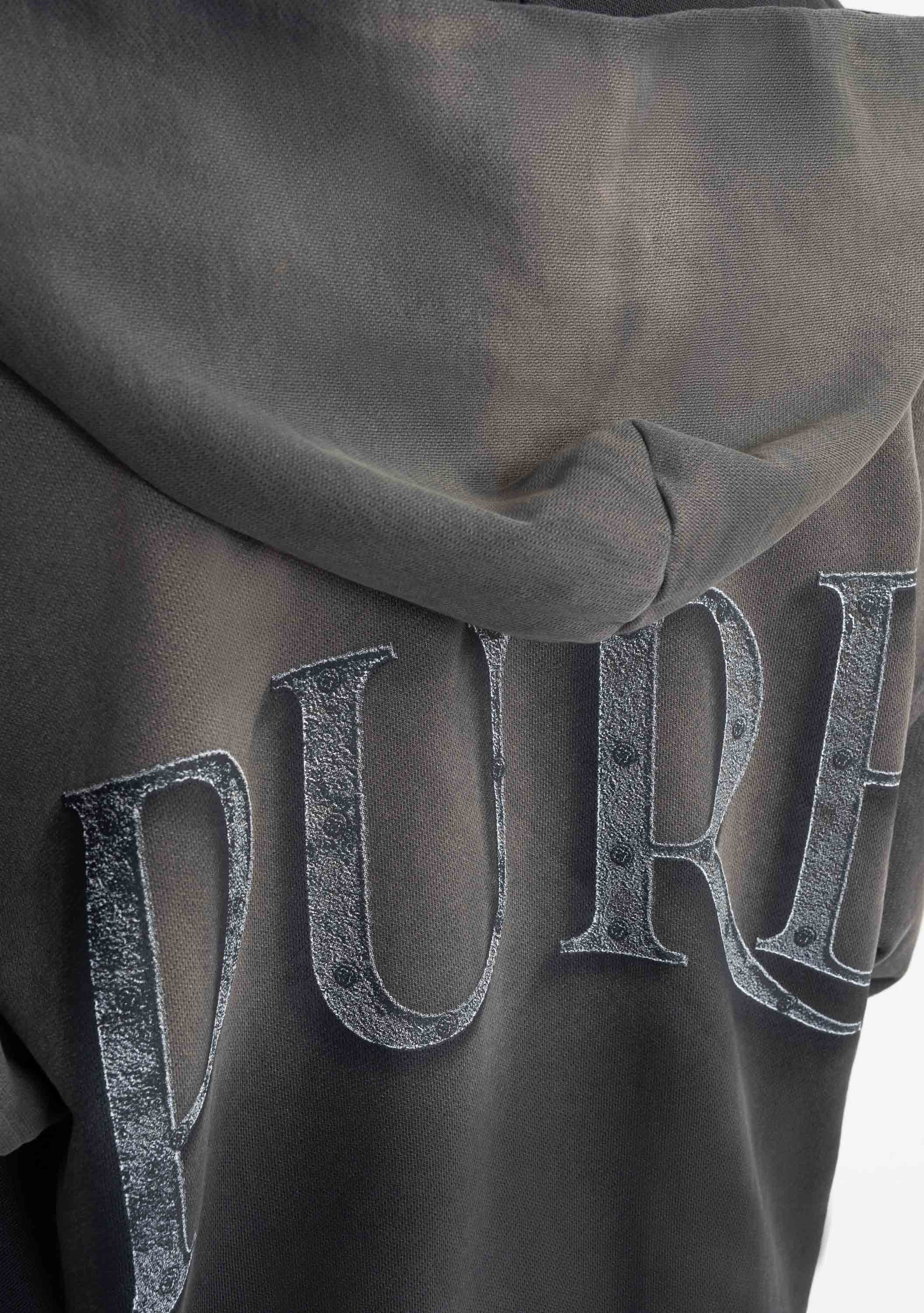 Rustic zipper hoodie