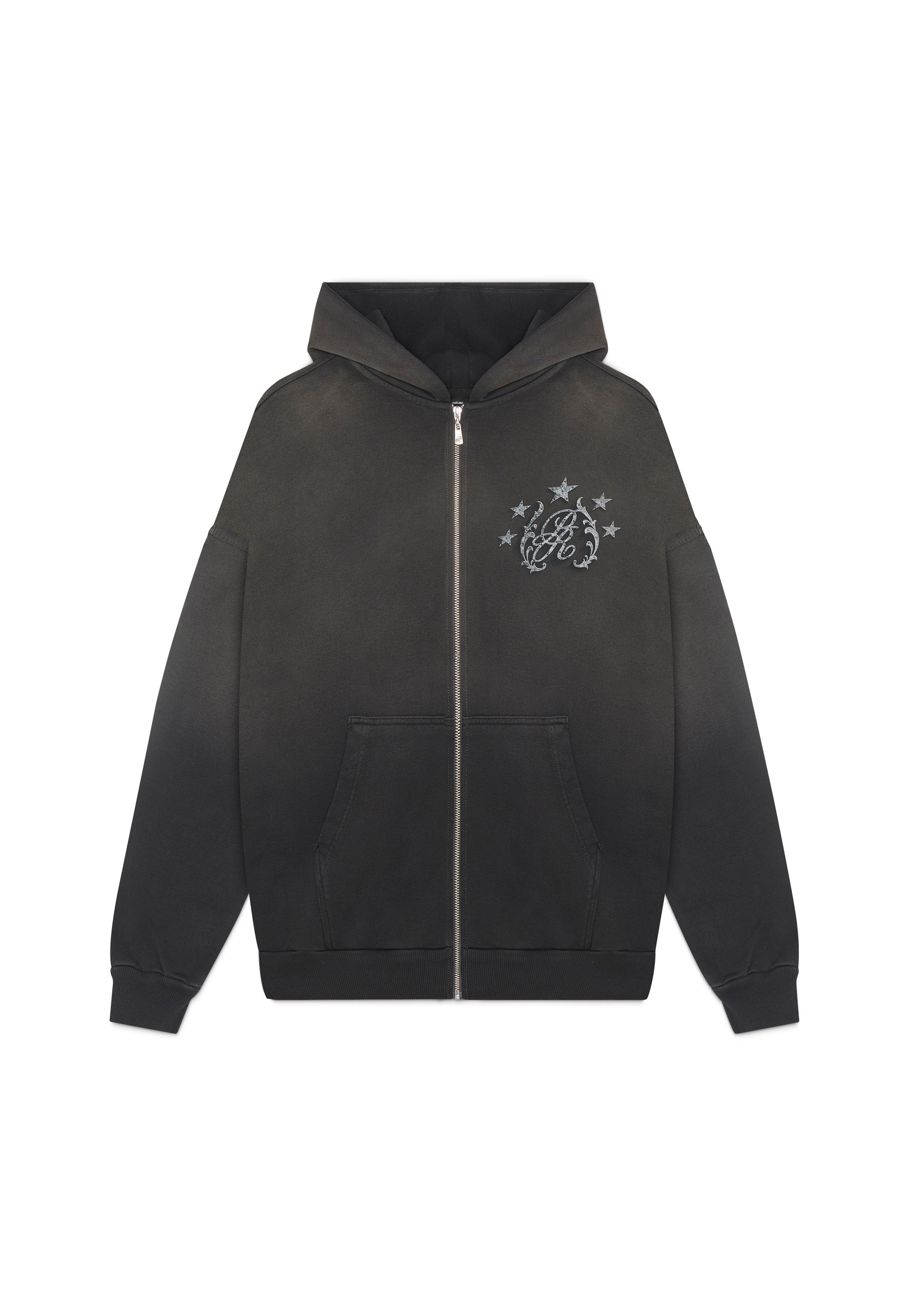 Rustic zipper hoodie