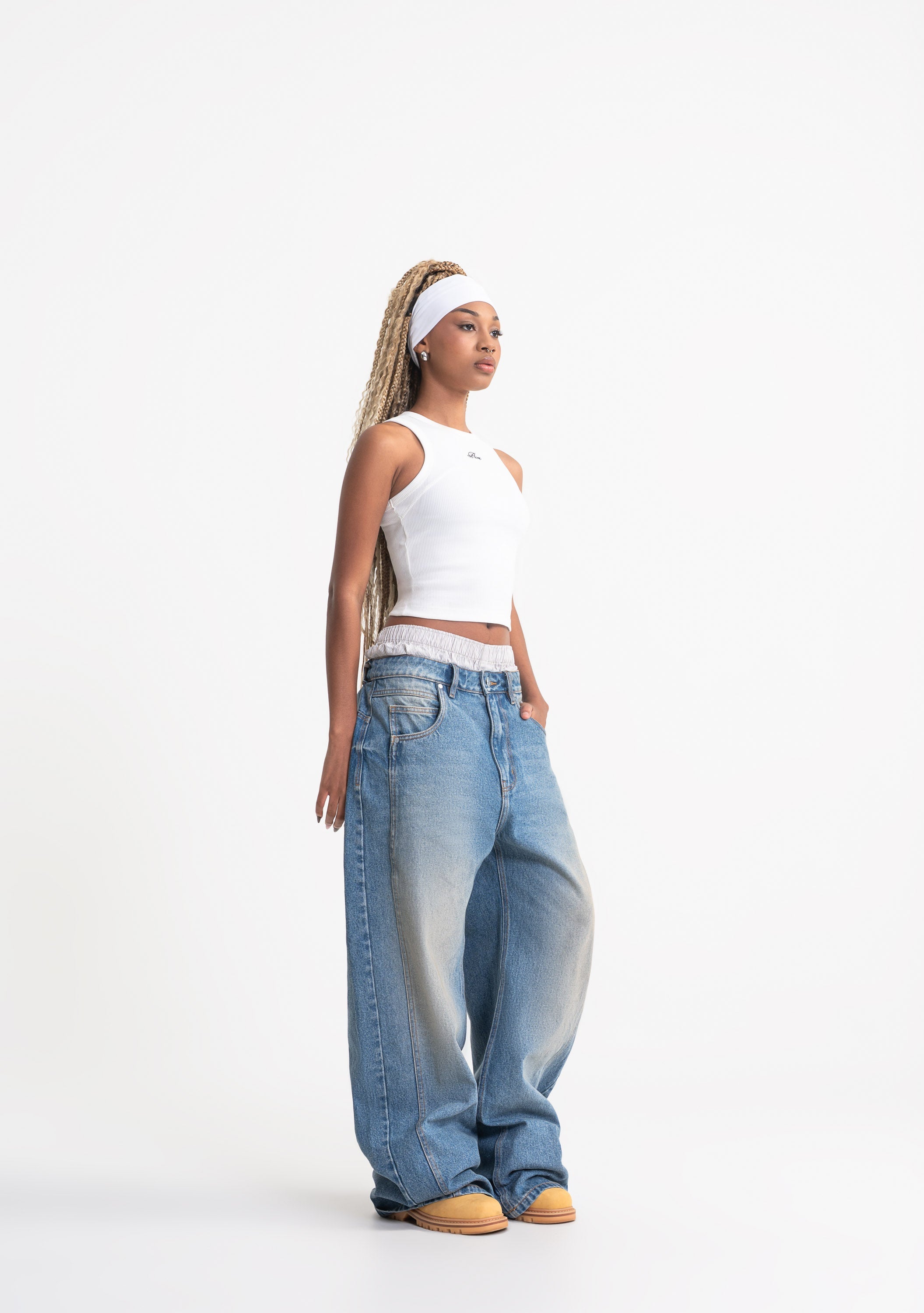 Rustic white Tank top