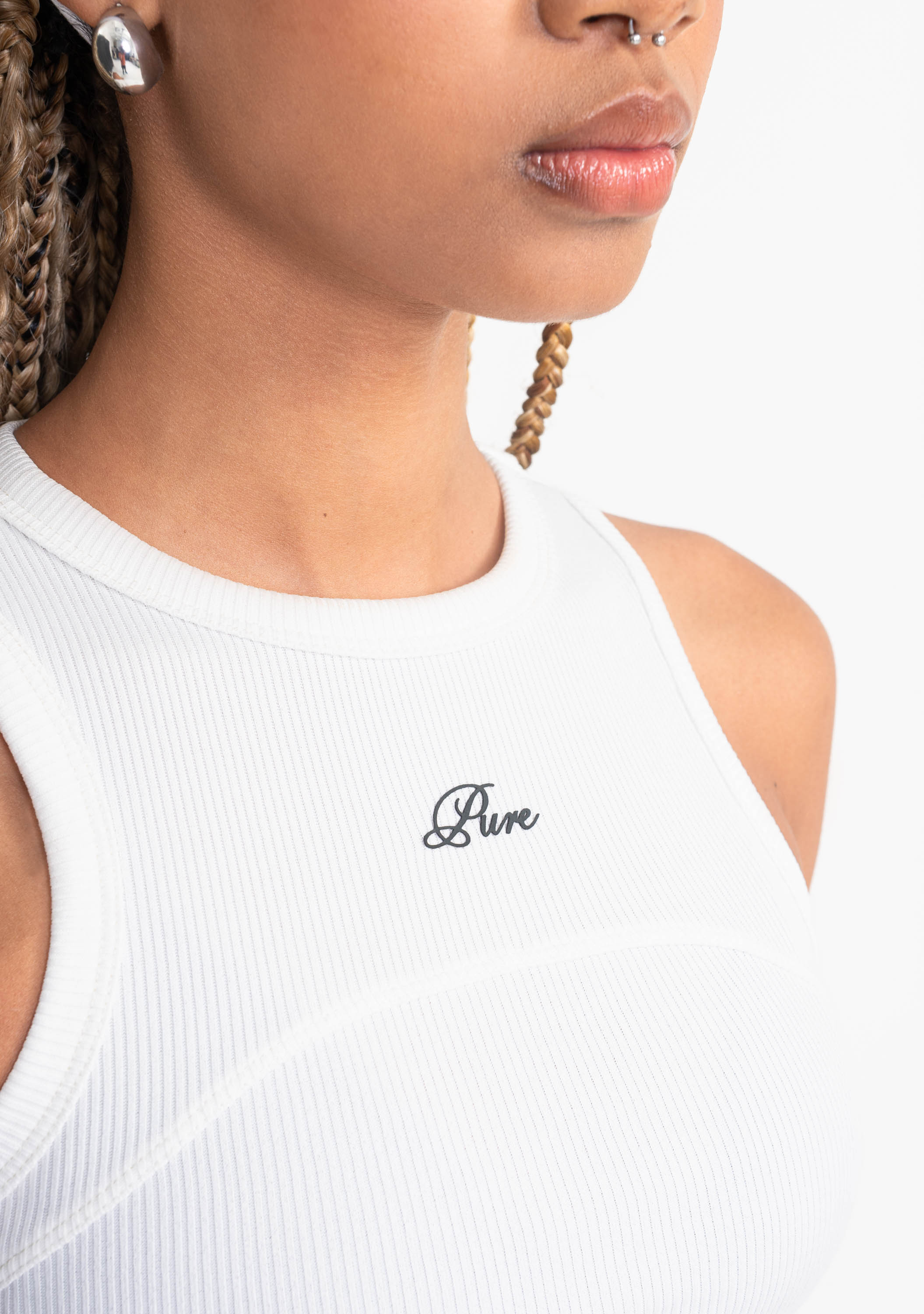 Rustic white Tank top