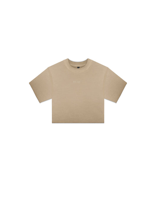 Rustic cream croptop