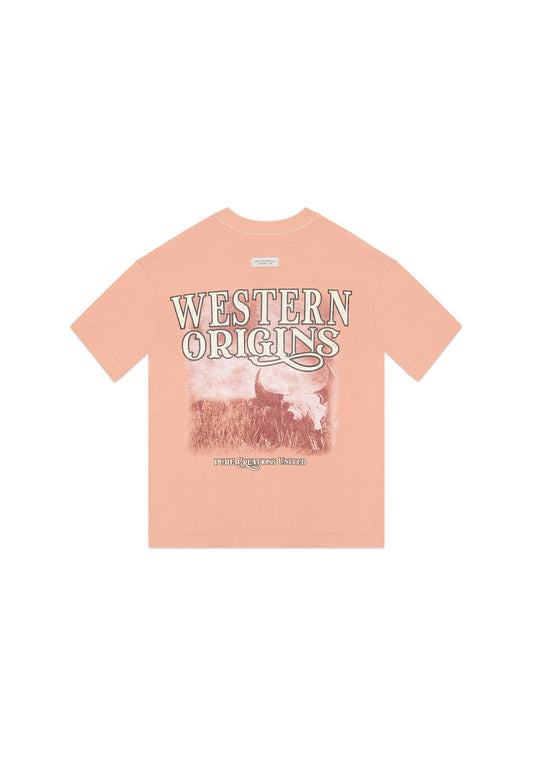 Before The West coral t-shirt