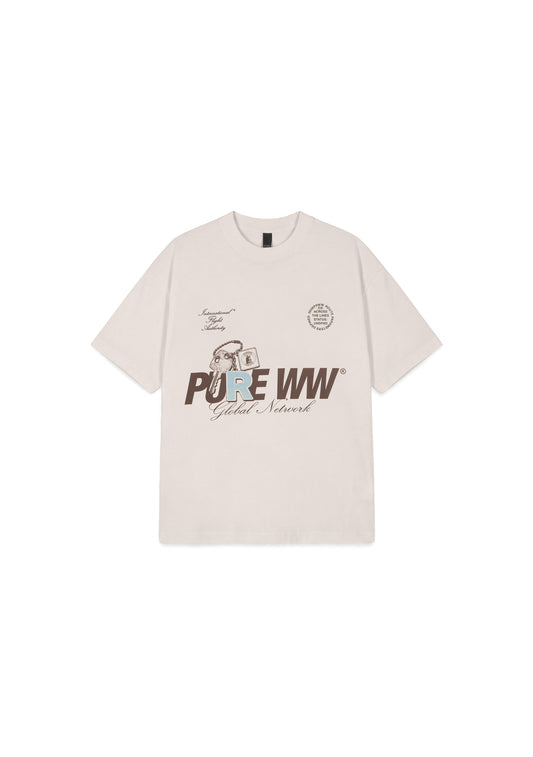Across The Lines White Key T-Shirt