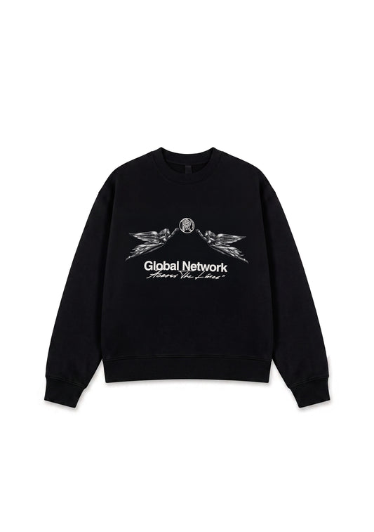 Across The Lines Black Pullover