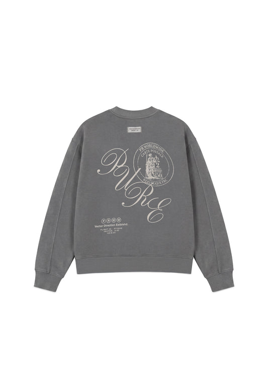 Across The Lines Gray Pullover