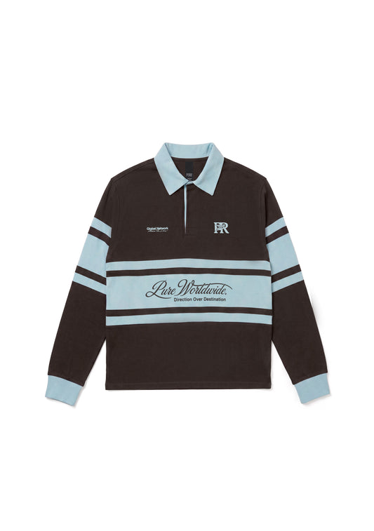 Across The Lines Brown Polo